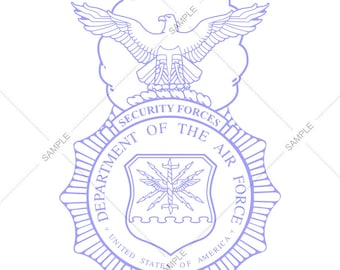 Air Force Security Forces Badge Vector Logo (SVG, PNG)