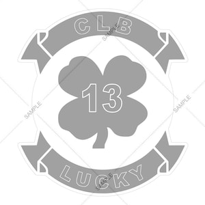 CLB 13 Combat Logistics Battalion 13 Logo Vector SVG PNG for Engraving and Design