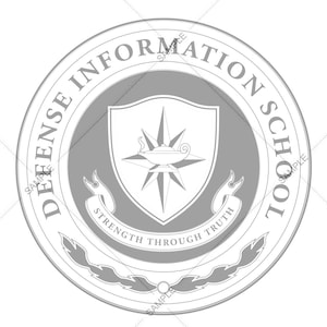 Army Defense Information School Logo Vector SVG PNG for Engraving and Design