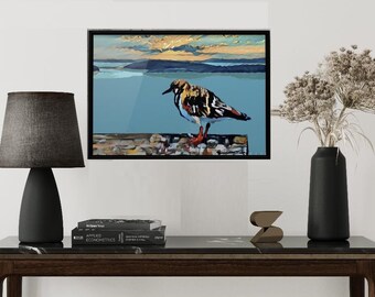 Bird on Pier in Anacortes