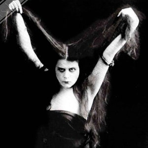 Theda Bara Poster, Vintage Photo 1915 Sin, Silent Film Sin Now Lost Theda Bara Print UK, EU USA Domestic Shipping