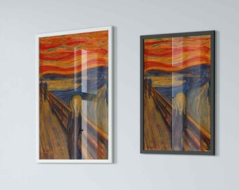 The Scream Framed Print: Edvard Munch Expressionist Art