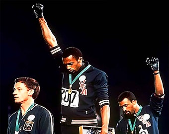 "1968 Black Power Salute ""Berühmter Fotodruck"""