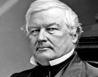 Retrato de Millard Fillmore: Póster antiguo del 13.º presidente