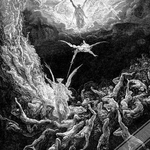 Gustave Dore Poster Last Judgement Print From La Grand - Etsy