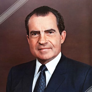 Póster de Richard Nixon, 37.º presidente de Estados Unidos, retrato fotográfico de época. Impresión de Richard Nixon. Envíos nacionales a Reino Unido, UE y EE. UU.