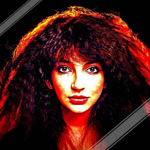 Kate Bush Poster, Vintage Kate Bush 1978 - Kate Bush Print UK, EU USA Domestic Shipping
