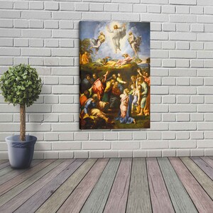Transfiguration Canvas, By Raphael Around 1520 - Transfiguration Canvas Print - Renaissance Raphael
