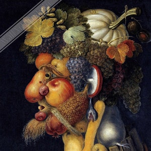 Herbstsaison Poster - Giuseppe Arcimboldo Herbst (Otono) Poster Druck Four Seasons UK, EU, USA Inlandsversand