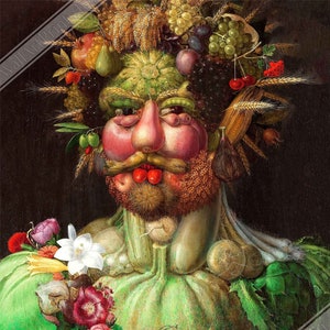 アルチンボルド・ウェルトゥムヌス ポスター：ルドルフ2世の野菜肖像画