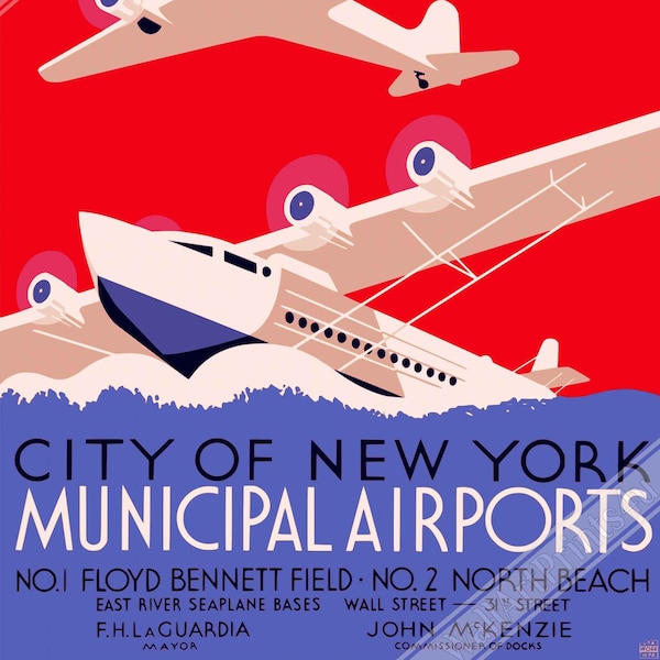 Airport Posters Vintage Etsy