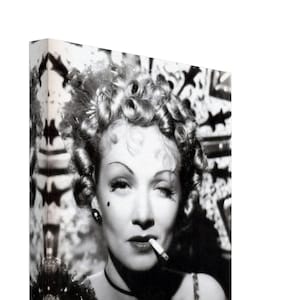 Marlene Dietrich Canvas, Caberet Singer, Vintage Photo - Iconic Marlene Dietrich Canvas Print - Hollywood Silver Screen Star