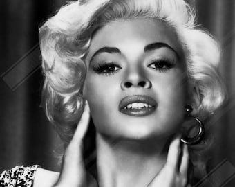 Jayne Mansfield Poster: Iconic Hollywood Star, Silver Screen Print