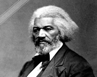 Frederick Douglass Vintage Photo Portrait: Abolitionist Poster