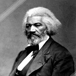 Frederick Douglass Poster, Abolitionist From 1879, Vintage Photo Portrait - Frederick Douglass Print UK, EU USA Domestic Shipping
