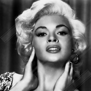 Jayne Mansfield Poster, Sex Symbol, Rare Photo - Iconic Jayne Mansfield Print - Hollywood Silver Screen Star.