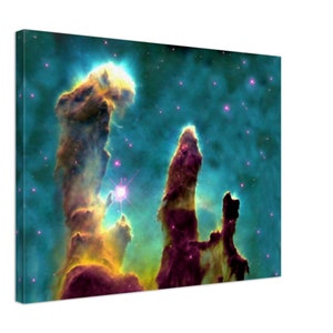 Pillars Of Creation Canvas Print, Eagle Nebula Canvas, Famous Nasa Photo Print From 1995