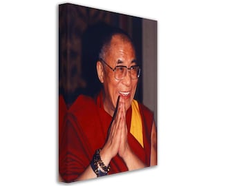 Dalai Lama Canvas Print, Showing Gratitude - Dalai Lama Canvas UK, EU USA Domestic Shipping