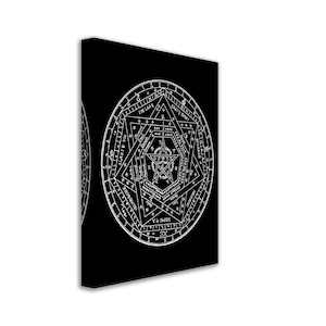 Sigillum Dei Canvas Print: Occult Symbol Art