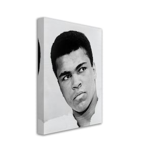 Muhammad Ali Canvas, 1967 Aged 25, Vintage Photo - Iconic Muhammad Ali Canvas Print - Boxing Legend UK, EU USA Domestic Shipping