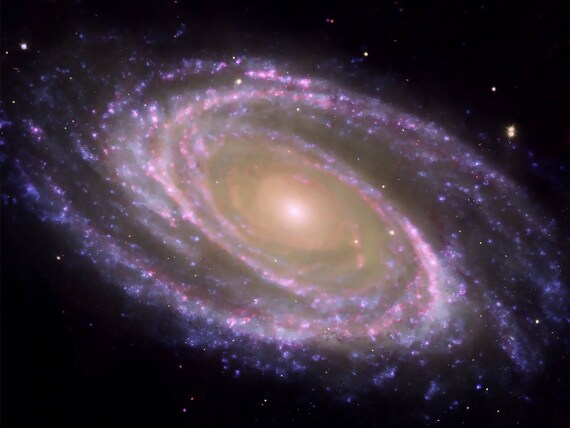 Ursa Major Galaxy Poster: Hubble Telescope Print