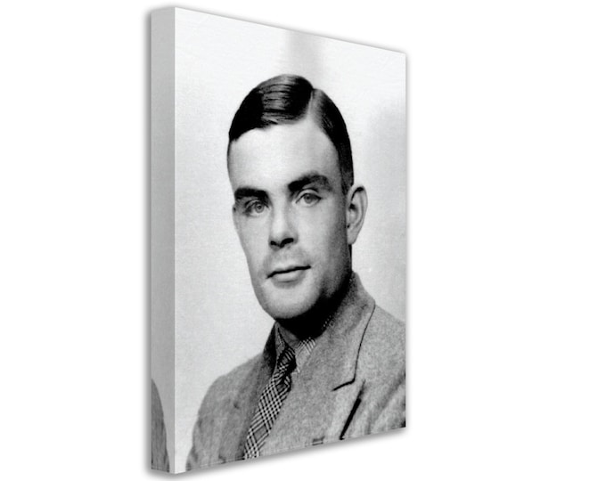 Alan Turing is Busy With Work | Poster | Wall Art | Home Decor | - Etsy ...