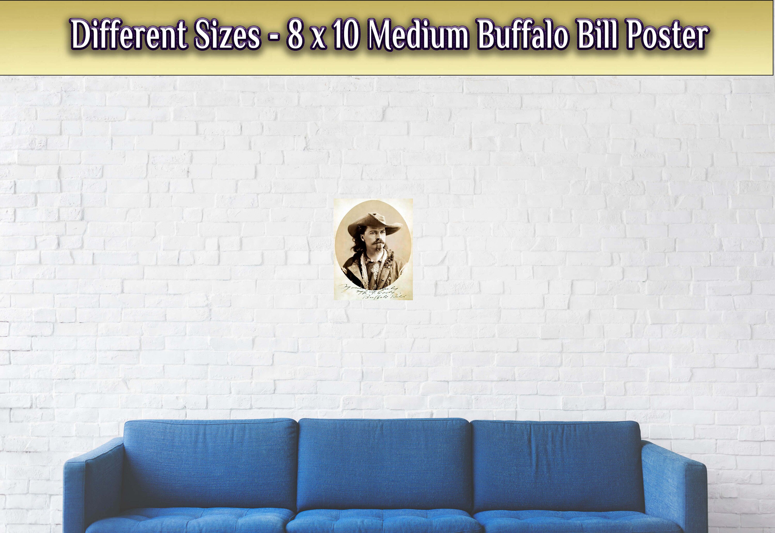 PLAQUE métal vintage BUFFALO BILL'S WILD WEST CUBAN - 20 X 30 cm - eBay