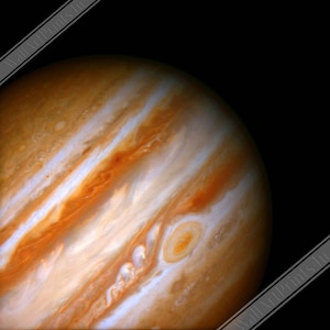 Jupiter Poster - Vintage Jupiter With Red Spot - Planet Jupiter Print UK, EU USA Domestic Shipping