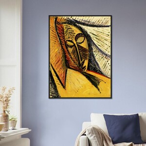 Pablo Picasso Framed Print, Head Of A Sleeping Woman