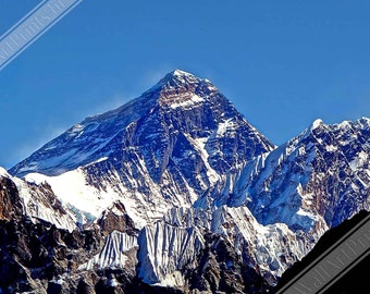 Mount Everest Poster Print UK, EU USA Domestic Shipping