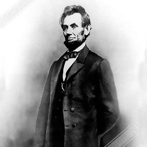 Abraham Lincoln Poster, Abolished Slavery, Vintage Photo - Abraham Lincoln Print - 16th President UK, EU USA Domestic Shipping