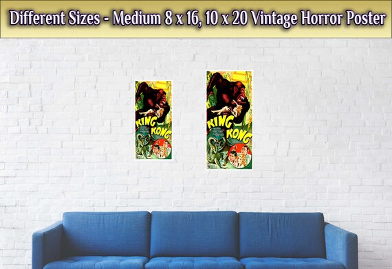 キングコング ヴィンテージ映画ポスター (1933) - Etsy 日本