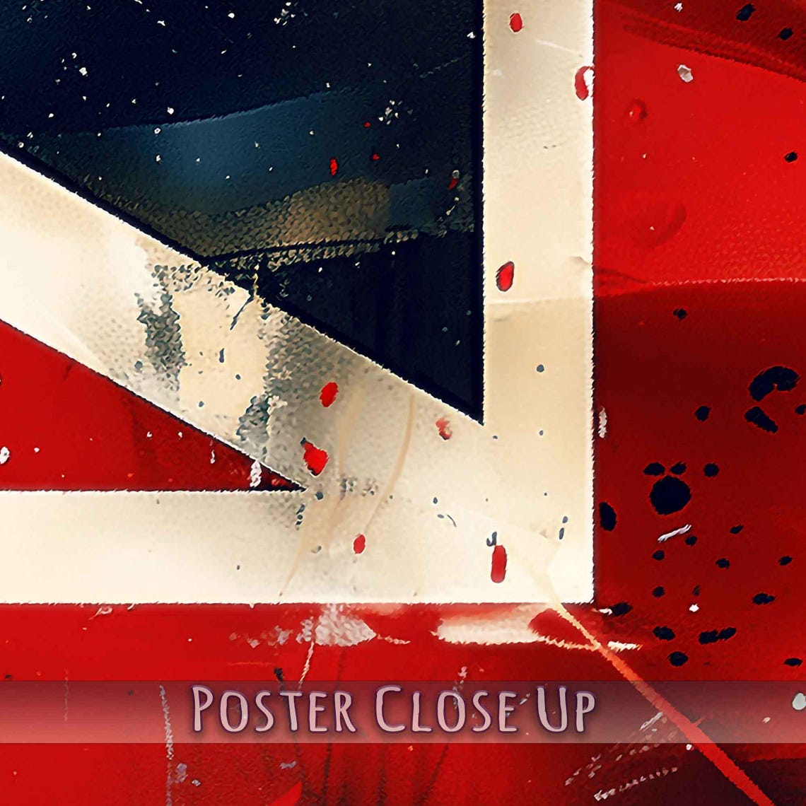 Grungy Union Jack Flag Art Print: Distressed British Street Art - Etsy