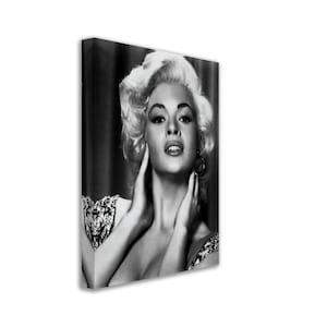 Jayne Mansfield Canvas, Sex Symbol, Rare Photo - Iconic Jayne Mansfield Canvas Print - Hollywood Silver Screen Star