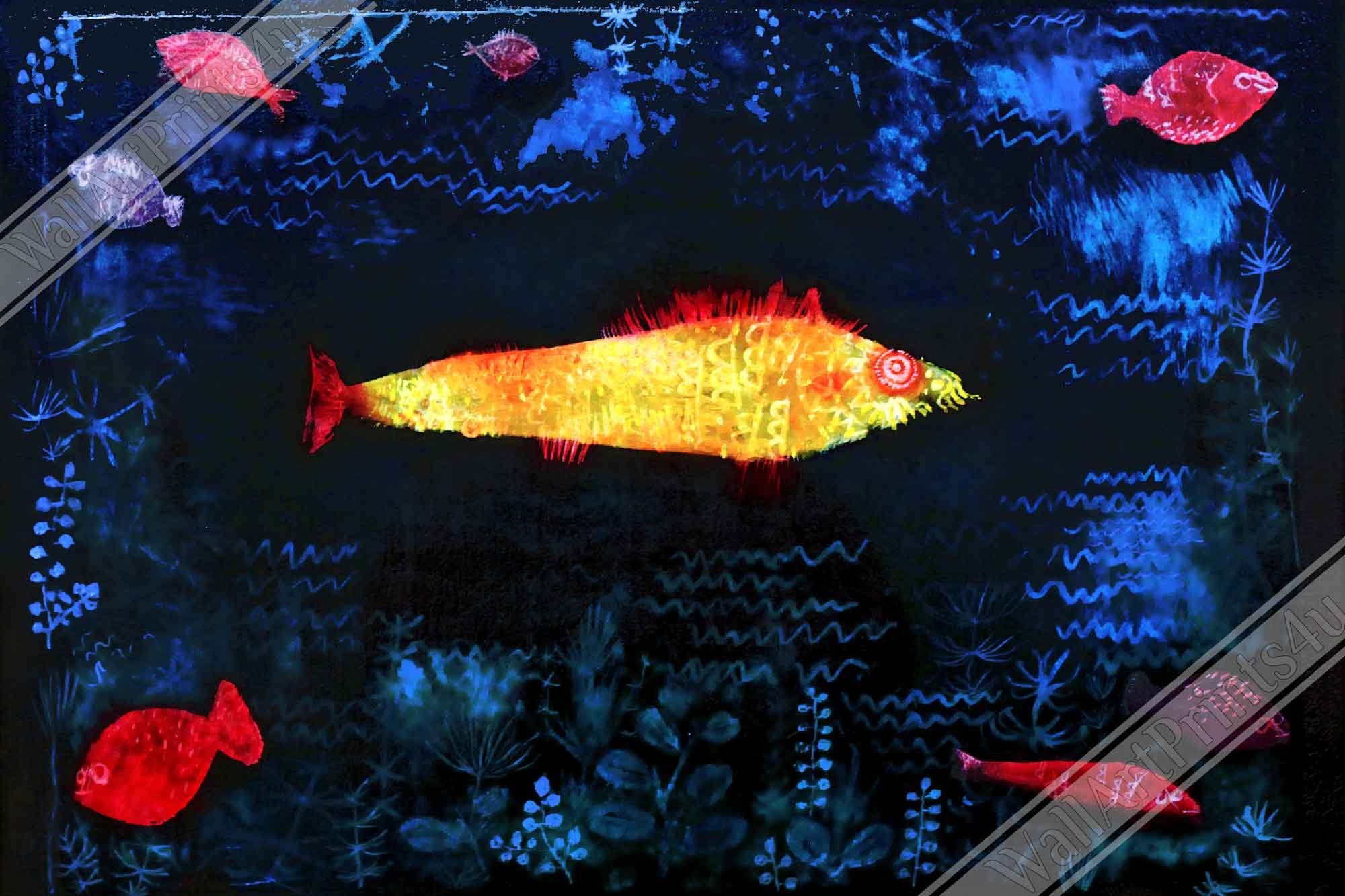 Paul Klee, Poster astratto di pittura di arte moderna 7 decorazioni per la casa Poster da