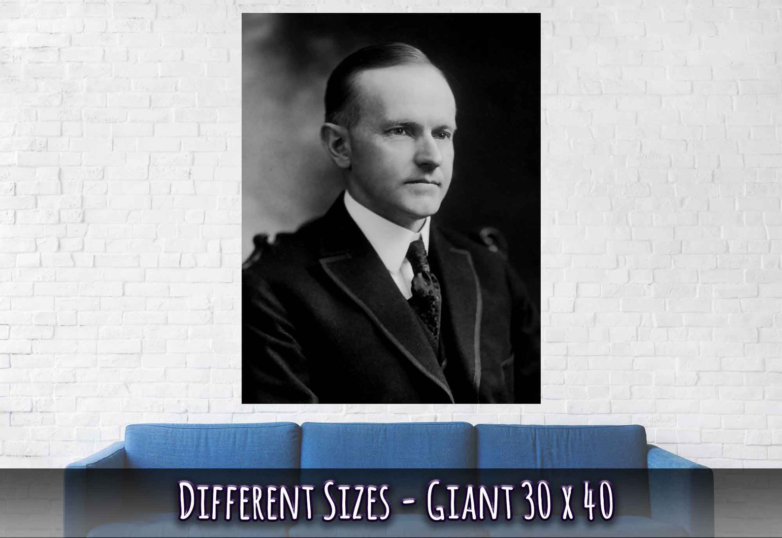 Calvin Coolidge Poster 30th President of These United States Etsy