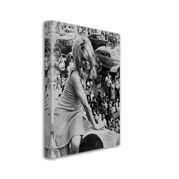 Brigitte Bardot Canvas, Vintage Photo 1964 In Brazil - Brigitte Bardot Canvas Print - Hollywood Silver Screen Star.