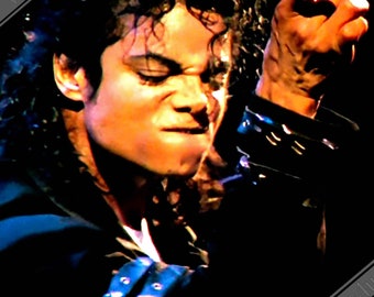 Michael Jackson Poster: King of Pop, Digitally Enhanced Print