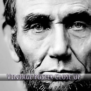 Abraham Lincoln Portrait: Vintage President Photo Poster image 2