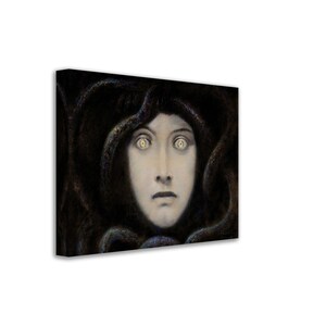 Franz Von Stuck Canvas Print, Medusa 1892 Von Stuck Canvas UK, EU USA Domestic Shipping