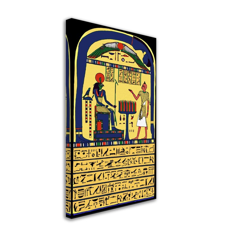 Stele Of Revealing Canvas, Aleister Crowley Book Of The Law Picture, Ankh Ef En Khonsu image 4