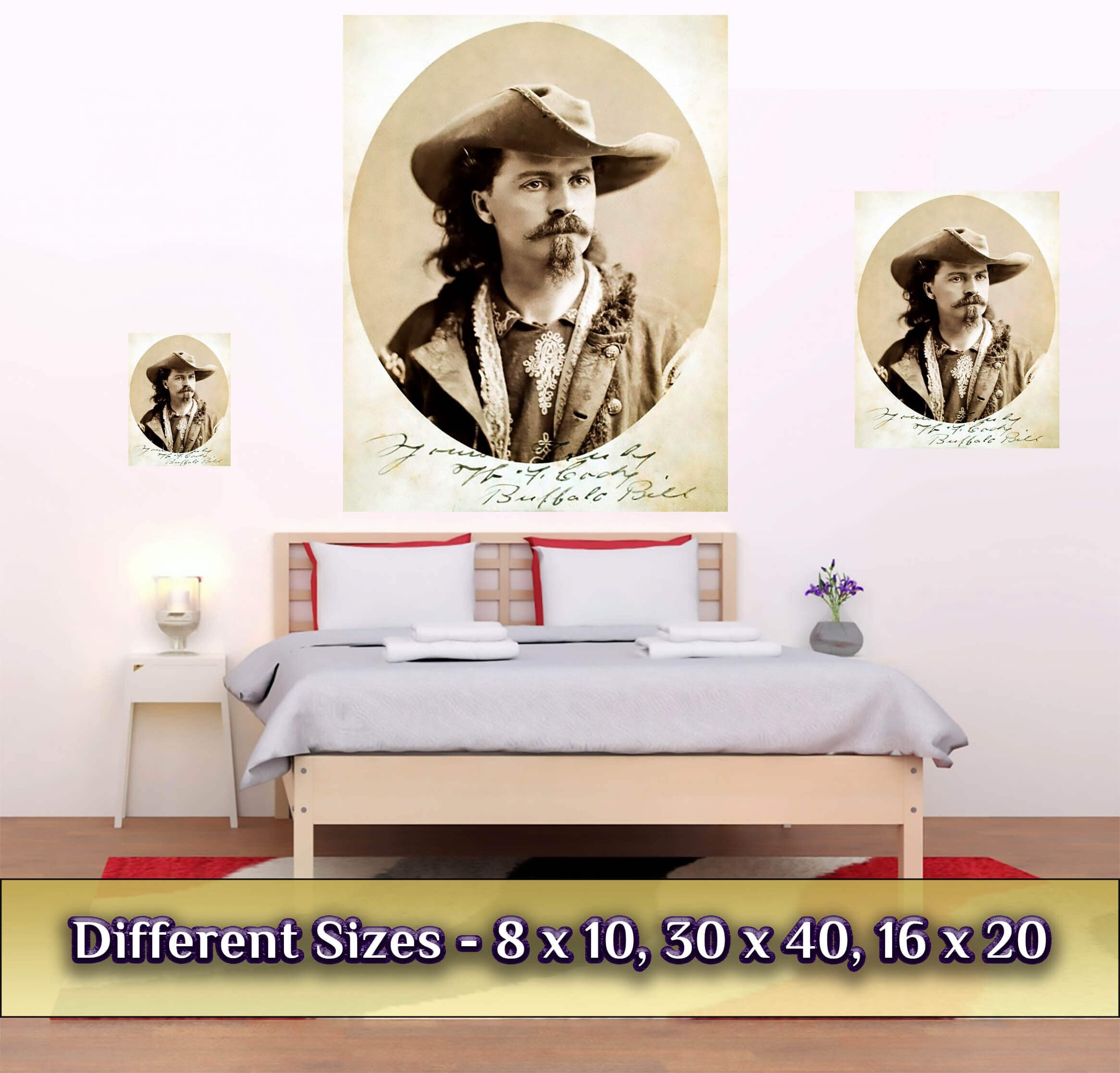 Buffalo Bill Vintage Photo Poster: Wild West Legend Print - Etsy