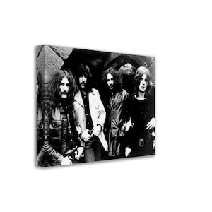 Black Sabbath Canvas, Ozzy Osbourne, Vintage Photo Portrait - Black Sabbath Canvas Print UK, EU USA Domestic Shipping