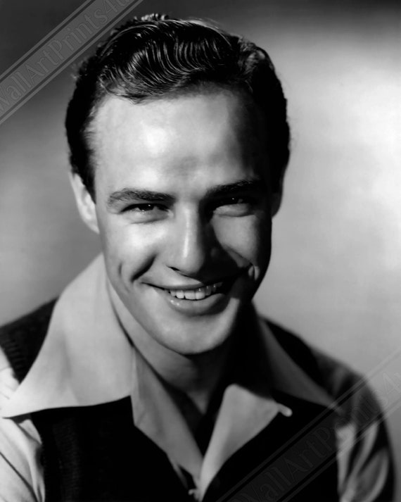 Marlon Brando Poster, Mr Mumbles, Vintage Photo - Iconic