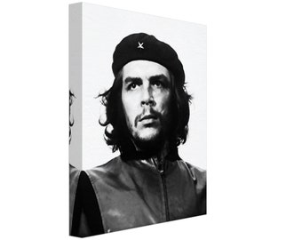 Che Guevara Canvas Print: Famous 1960 Photo, Cuban Revolutionary