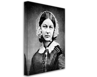 Florence Nightingale Canvas Print: Vintage Portrait, Historical Decor