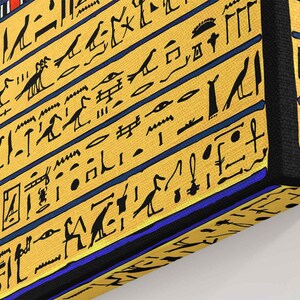 Stele Of Revealing Canvas, Aleister Crowley Book Of The Law Picture, Ankh Ef En Khonsu image 5