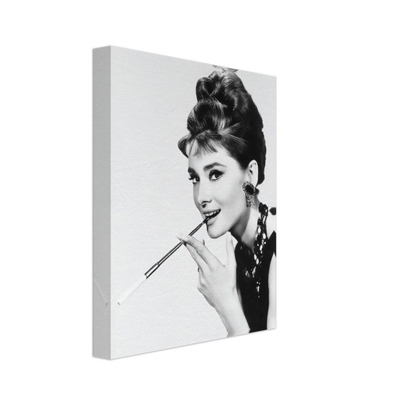 did audrey hepburn smoke cigarettes Audrey Hepburn Smoking Photo, Iconic Canvas Print did audrey hepburn smoke cigarettes Audrey Hepburn Smoking Photo, Iconic Canvas Print