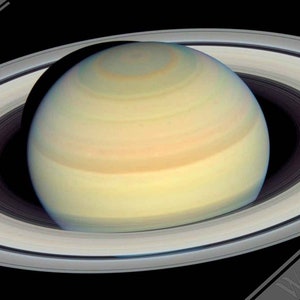 Saturn Poster - Vintage Planet Saturn Print Poster UK, EU USA Domestic Shipping