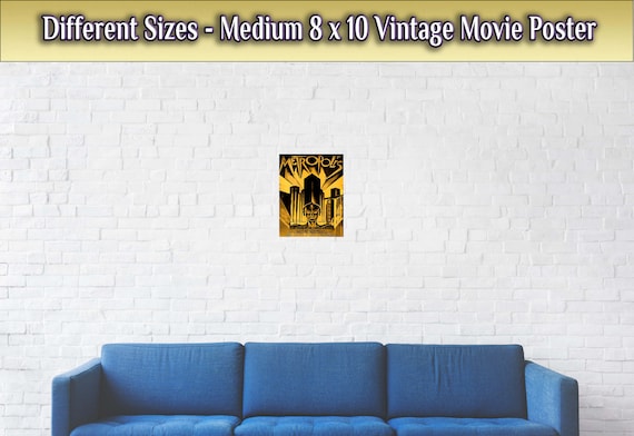メトロポリス映画ポスター：1927年フリッツ・ラング映画美術 - Etsy 日本
